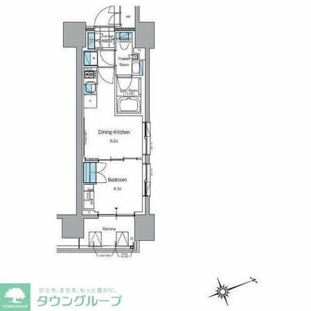 J.リヴェール上野入谷プレイスの物件間取画像